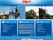 Tablet Screenshot of cepalco.com.ph